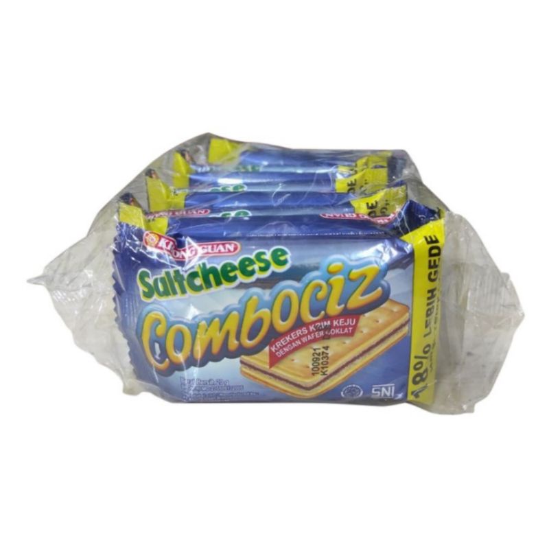 

Khong Guan Saltcheese Combociz 20 gram (1 renceng isi 10 pcs)