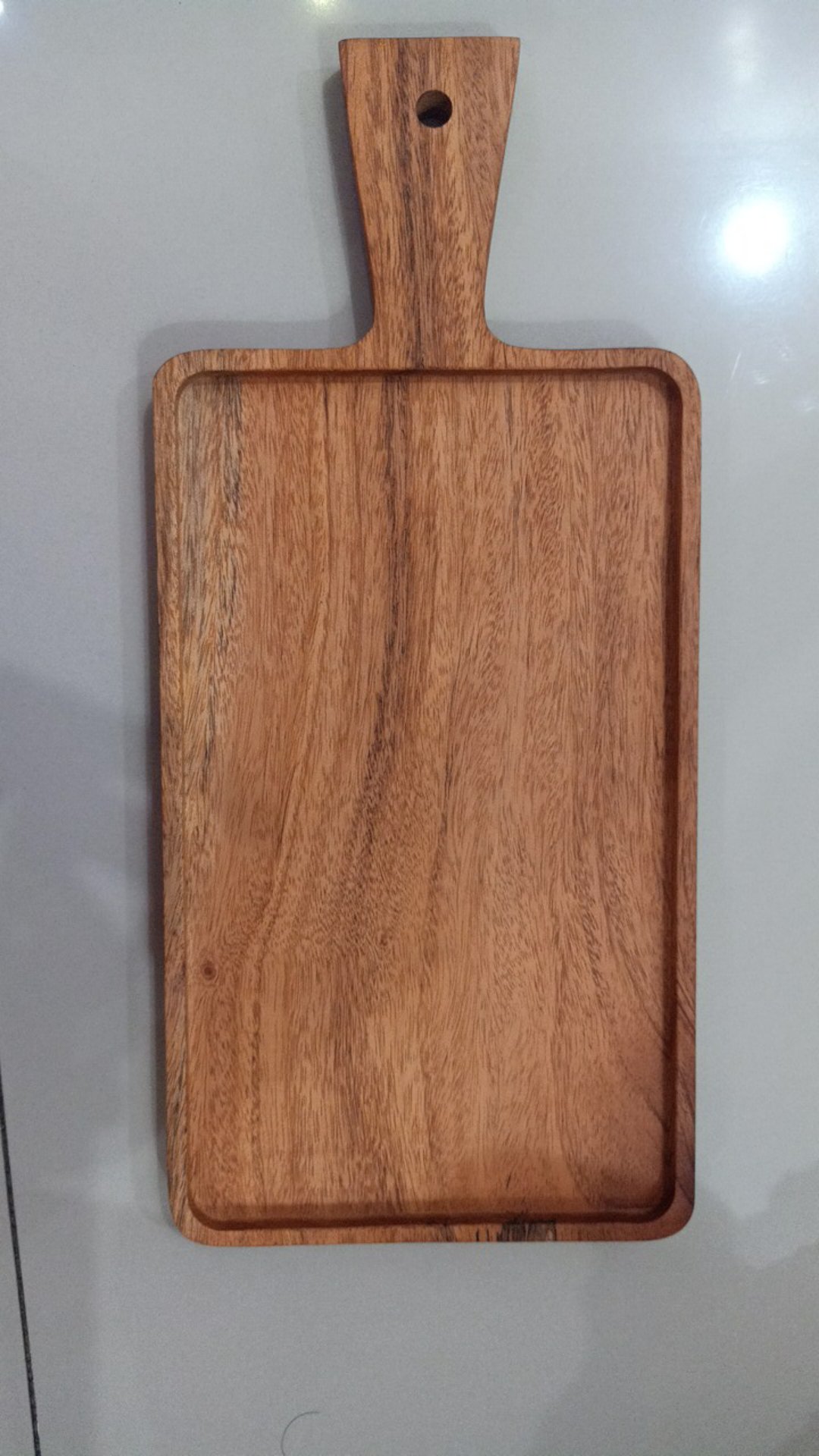M Serving Board / Tatakan Kayu / Rectangle Tray With Handle