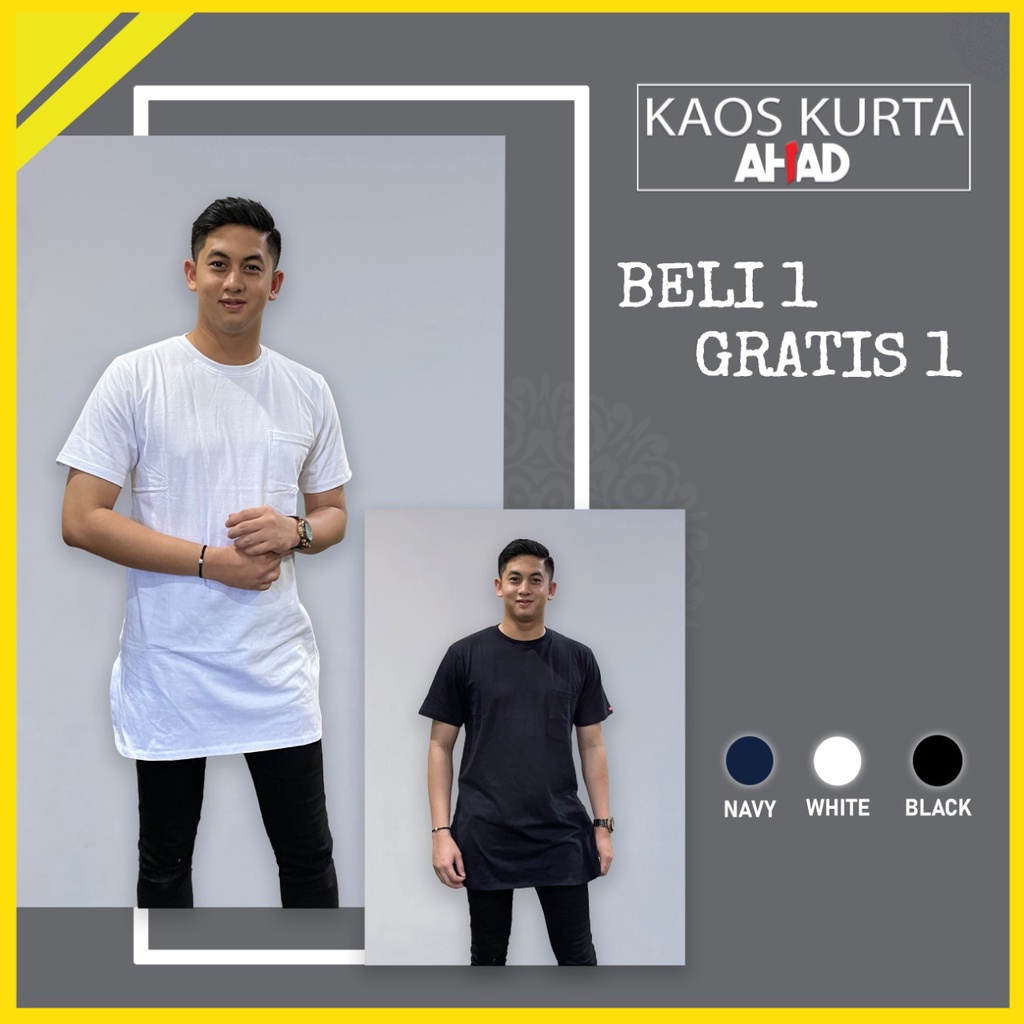 Kaos Kurta Ahad Beli 1 Gratis 1