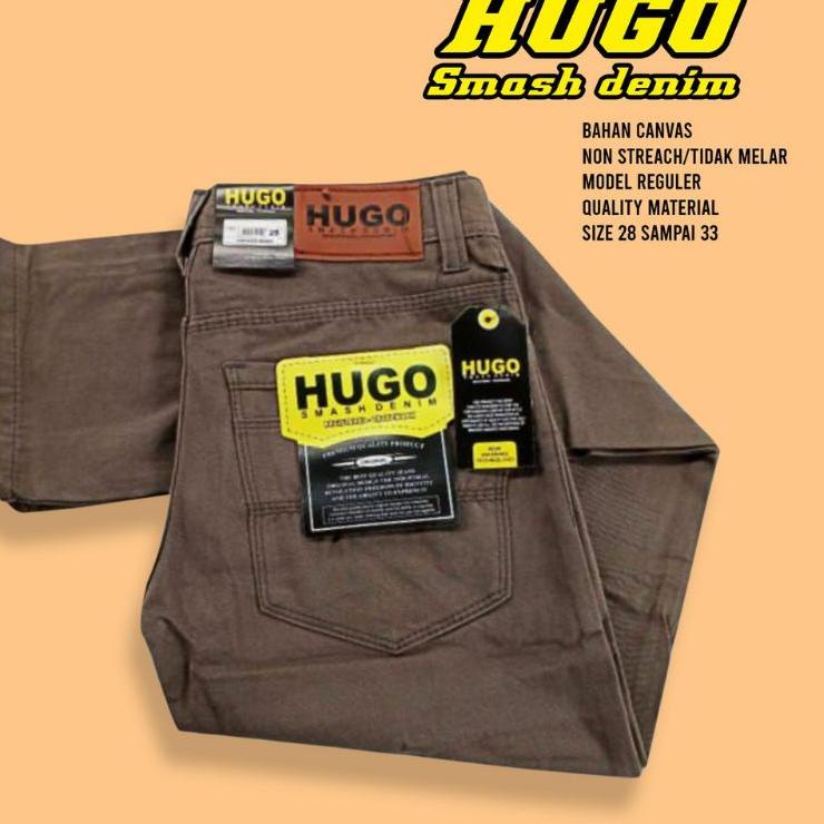 ♚ Celana Panjang Pria Kanvas Hugo Celana Panjang pria /bahan kanvas ←