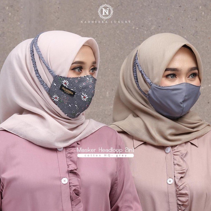 Masker Floral Masker Blaster Nadheera Luxury