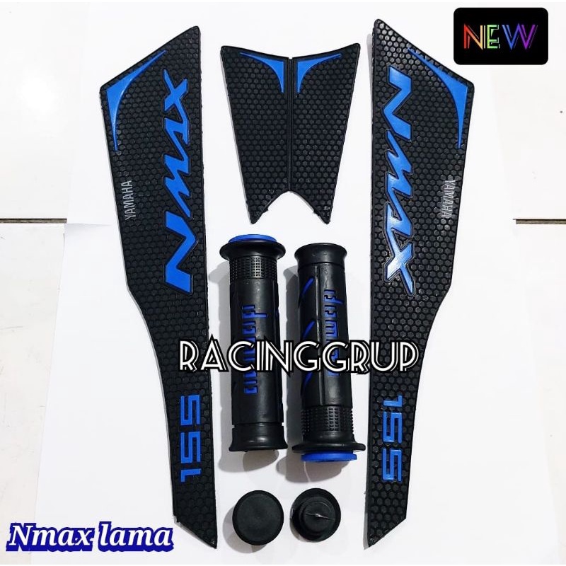 Paket grip nmax dan tanpad nmax old biru