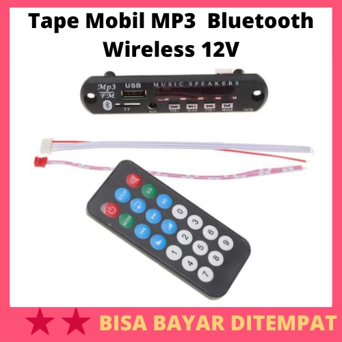 Tape Audio Mobil MP3 Player Bluetooth Wireless 12V / Tape Audio Mobil Canter Avanza Brio Crv Cary Ca