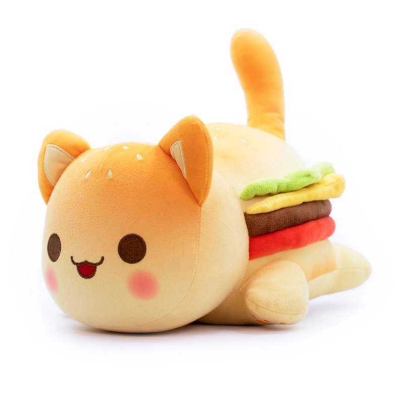 Mainan Boneka Stuffed Plush Meows Aphmau Hamburger Kentang Goreng Kucing Coke 25cm Untuk Hadiah Ulang Tahun Anak