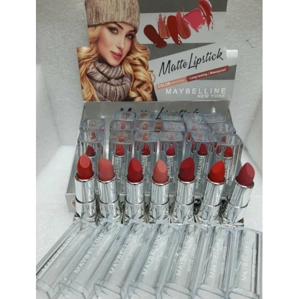 [PERBOX]LIPSTIk REVLON 2022 / Lipstik maybelline 611/ 601