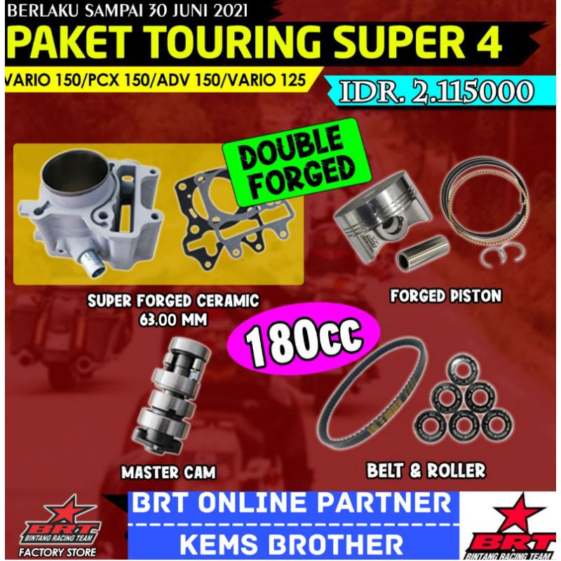 PAKET BRT VARIO PCX 150 ADV 150 BRT TOURING SUPER 4