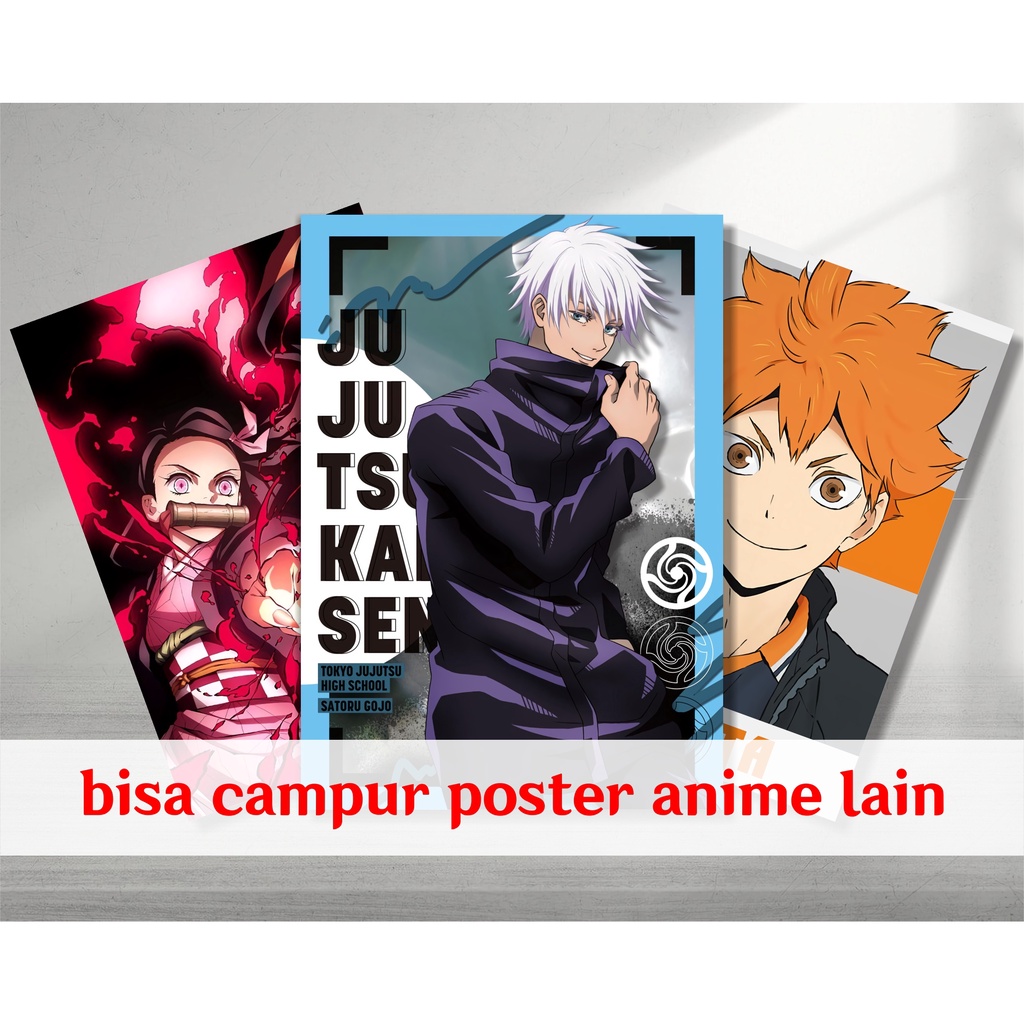 Koleksi Poster A4 Anime Game Genshin Impact B2 - Ayaka Ganyu Eula HuTao Kazuha Keqing Klee Nahida Nilou Shenhe Shinobu Raiden Shogun Xiao Yae Miko Yelan Zhongli