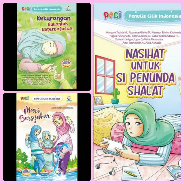 Buku Anak Cerita Islami PECI Kumpulan  Cerpen Indiva