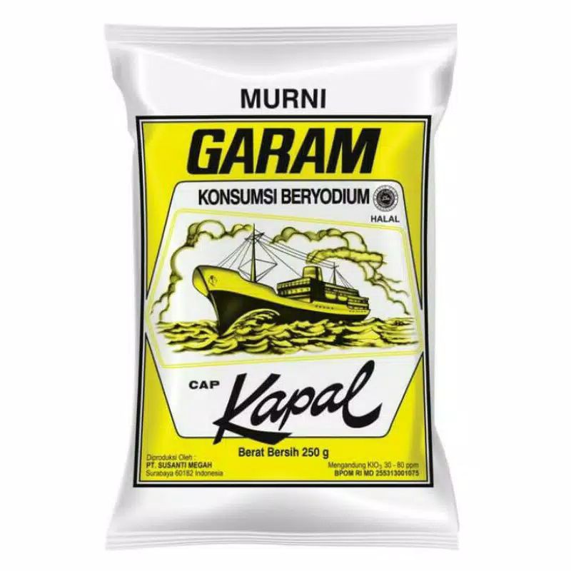 

Garam cap Kapal 250 gram