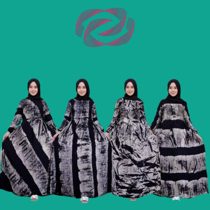 Terbaru Gamis twill Rayon Ori | Dress Muslim Twil Gamis Rayon Premium Candi Mekar | Batik Zanuba