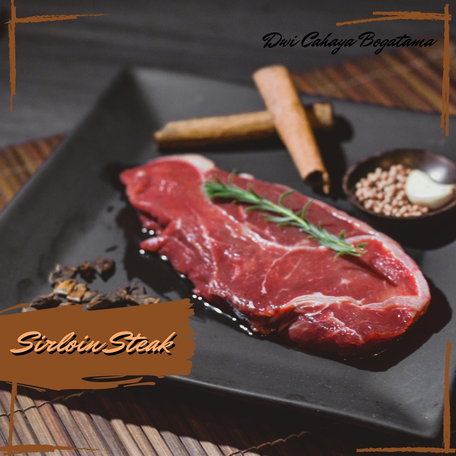 

Sirloin steak has luar import grade B 1kg