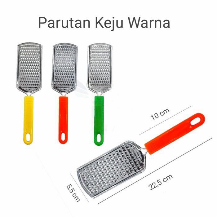 [BISA COD] PROMO Parutan Keju Gagang Warna Stainless Tebal Kuat Tahan Karat Parut Keju Parutan Cincau Parutan Sayur Parutan Buah Pemarut Alat Parut Berkualitas