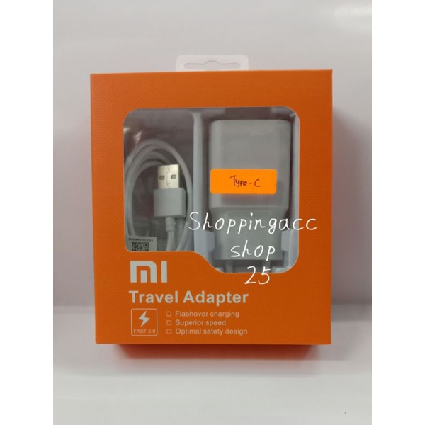 Charger Xiaomi 18w Quick charger 3.0 For Usb Type-C