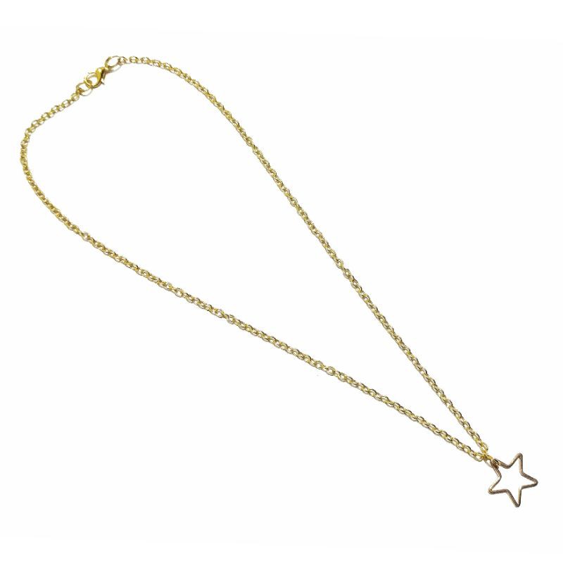 Kalung Rantai Korea Liontin Bintang Korean Necklace Star Charm