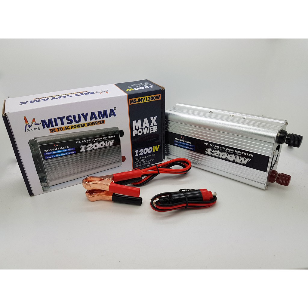 dc to ac power inverter 1200watt Merk MITSUYAMA with USB 5v