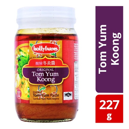 

Hollyfarms Instant Soup Paste - Tom Yum Koong Gong 227g