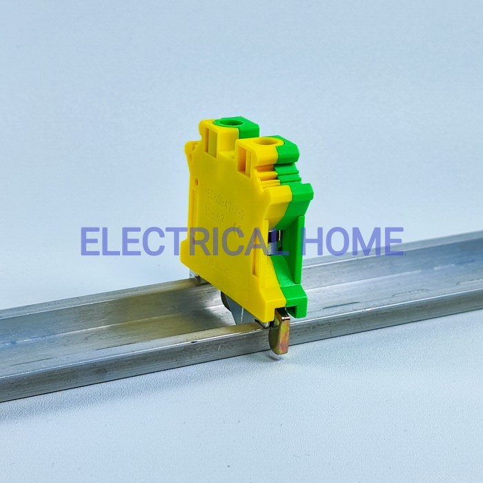 Terminal Block Arde Ground Earth (0.5~10mm) Din Rail USLKG 10