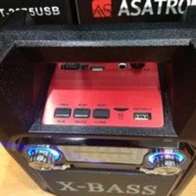 Speaker Portable Party Disco Meeting +remote+mic HT-2675USB ASATRON