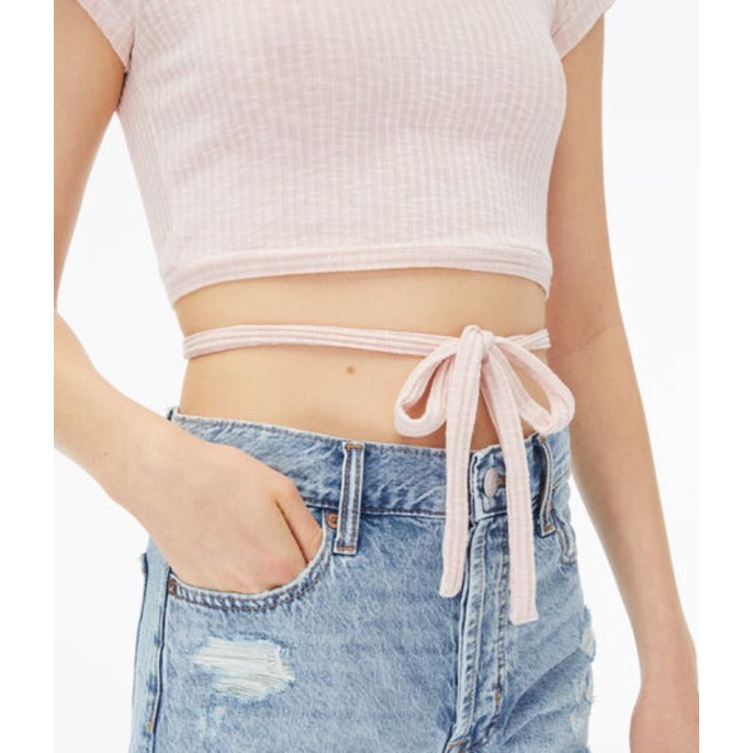 AEROPOSTALE KNIT CROP TOP-ORIGINAL 100%