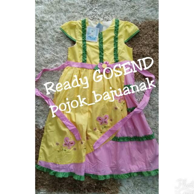 Dress anak perempuan Aliza Kids sz 8 thn