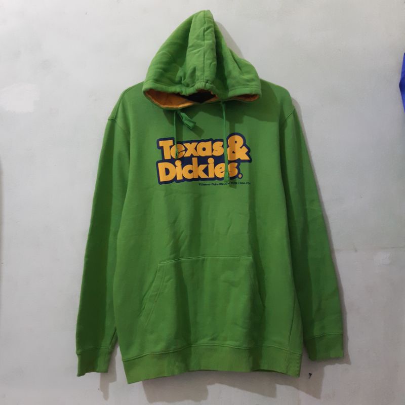 Hoodie HD Crewneck CN Dickies Hijau Second Bekas Murah