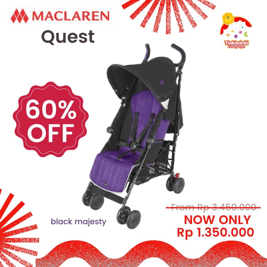 SUPER SALE 50% OFF - STROLLER MACLAREN QUEST