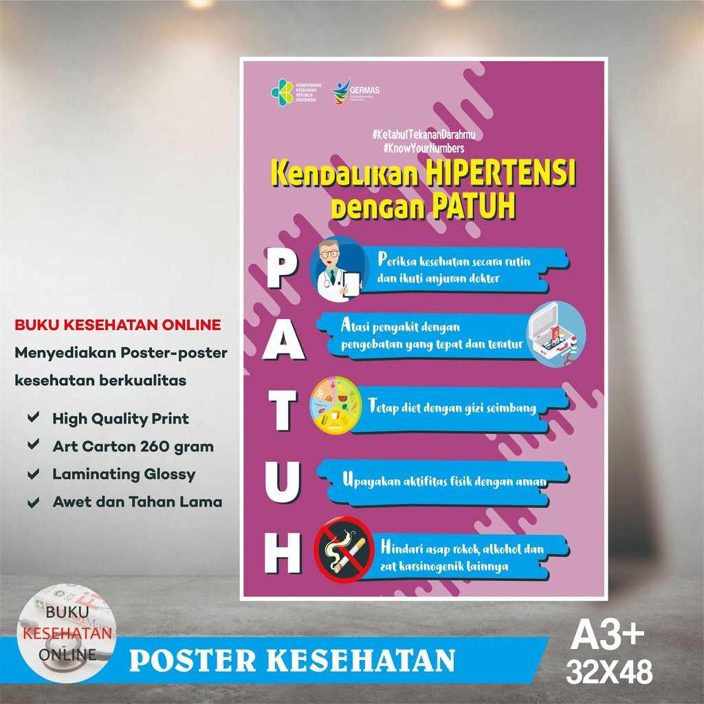 Poster Hipertensi Kesehatan Promosi Kesehatan Pengetahuan Riset