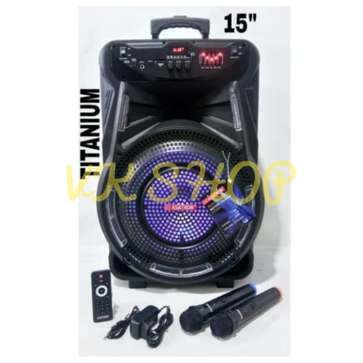 SPEAKER PORTABLE ASATRON TITANIUM 15 INC