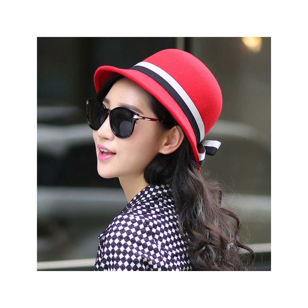 Topi Wanita Murah New England bundar oval bulat Murah Bagus - 48.06