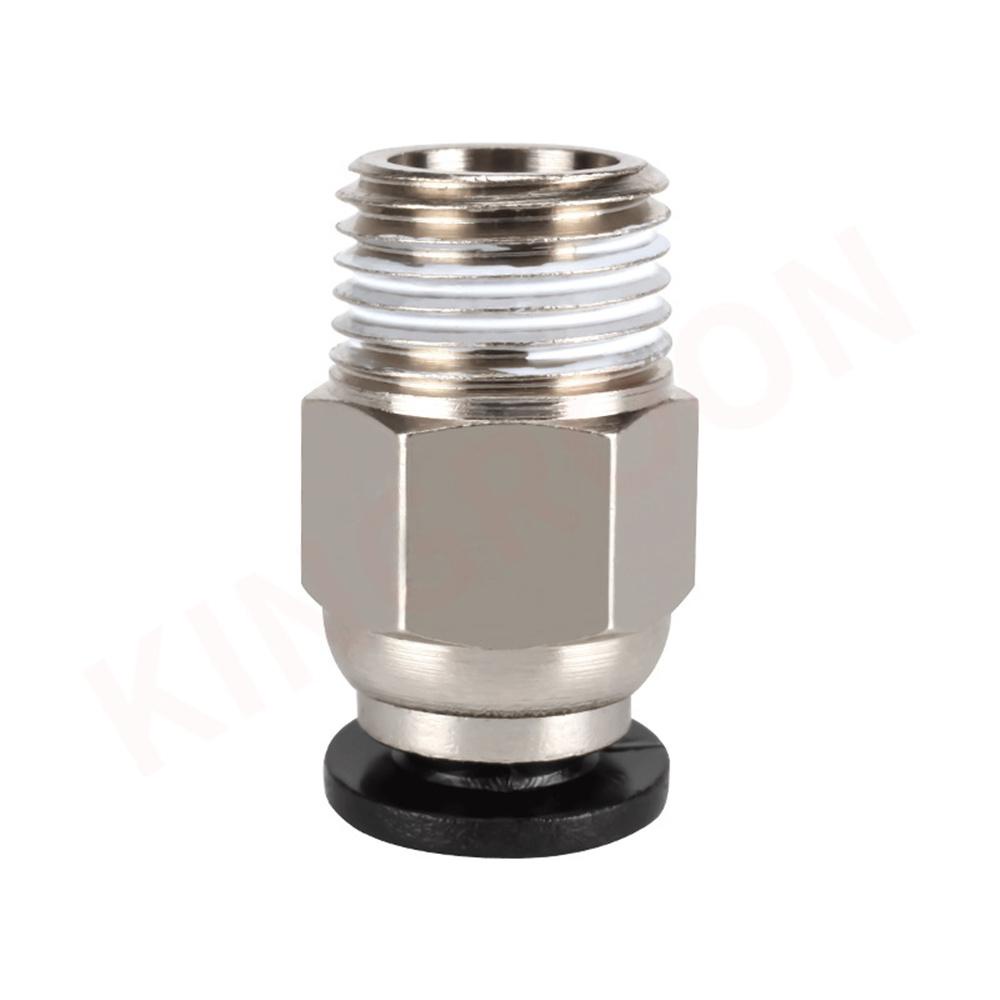AUGUSTINA Konektor Pneumatic Aksesoris Printer Tabung PTFE Quick Coupler Fitting Hotend Part Untuk V6 V5 J-head