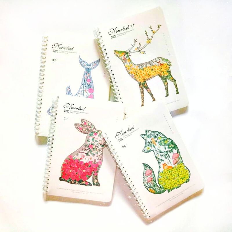

Notebook/Buku Tulis/Buku Catatan Neverland Animal A5 Jilid Spiral