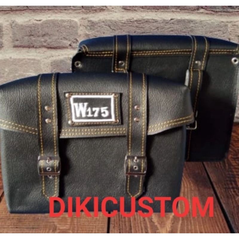 side bag Kawasaki w175 / aksesoris kawasaki / tas bagasi kawasaki