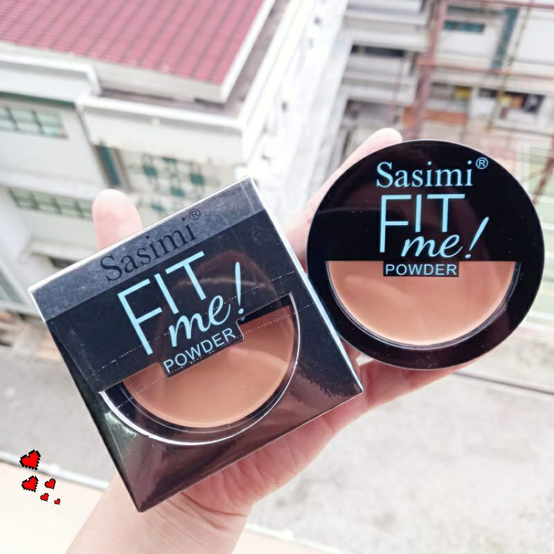 Bedak Padat 2in1 2 Way Compact Powder Bedak Basah Kosmetik Wajah Make Up Makeup