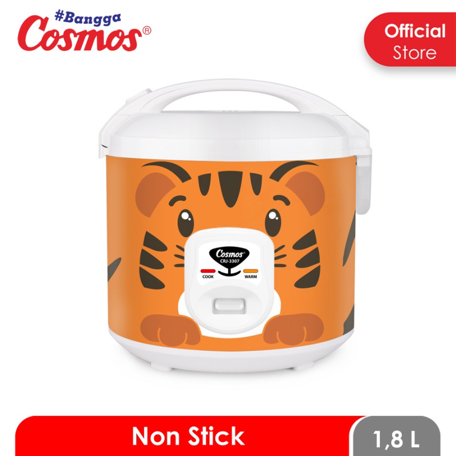 COSMOS Magic Com 1,8 Liter Motif Animal CRJ 3307 FABELIA Series - Garansi 1 Tahun