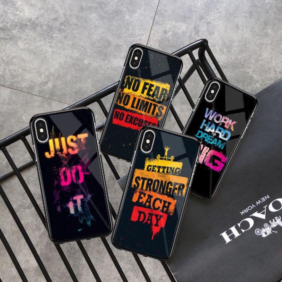 [P139] Phone Case Simple Glossy 2D  For Oppo Vivo Xiaomi Realme Samsung Iphone