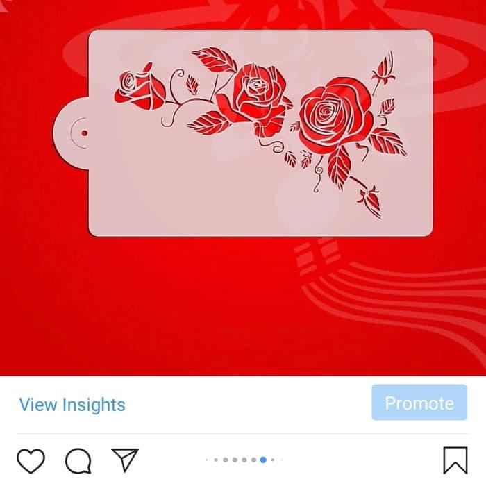 

Unik Stensil stencil Mawar panjang besar Berkualitas