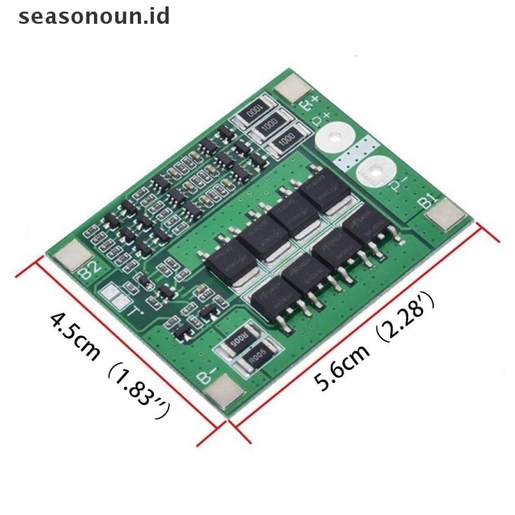 (seasonoun) Papan Sirkuit PCM Charger Baterai 25A 12V BMS Dengan Balan