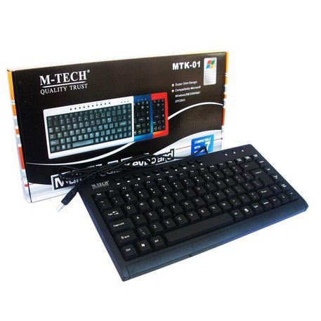 ITSTORE M-Tech Original Keyboard PC Laptop Mini Multimedia MTK 01 / MTK-01 / MTK01 USB MTECH