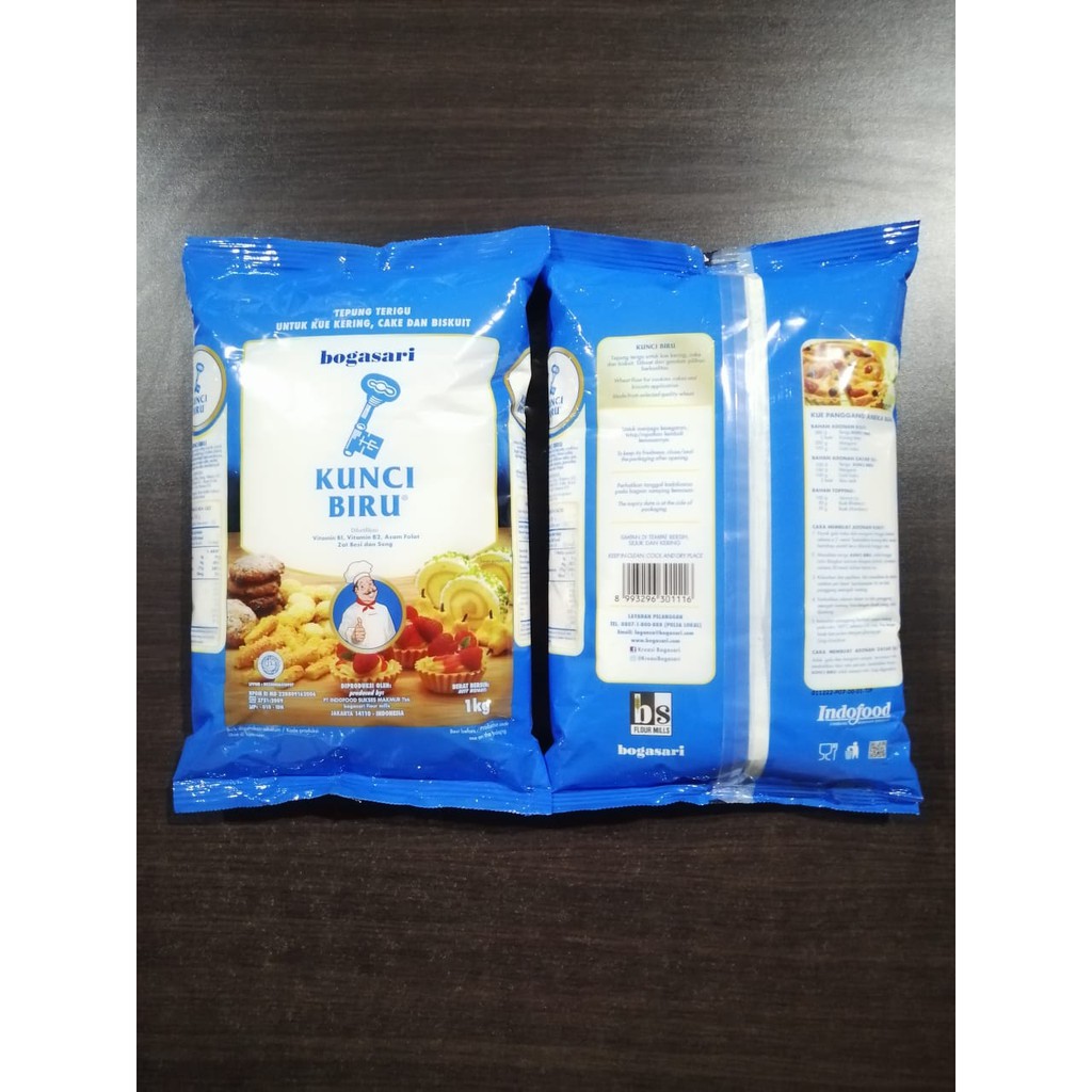 Tepung Terigu KUNCI BIRU 1Kg Premium Murah Meriah!!!