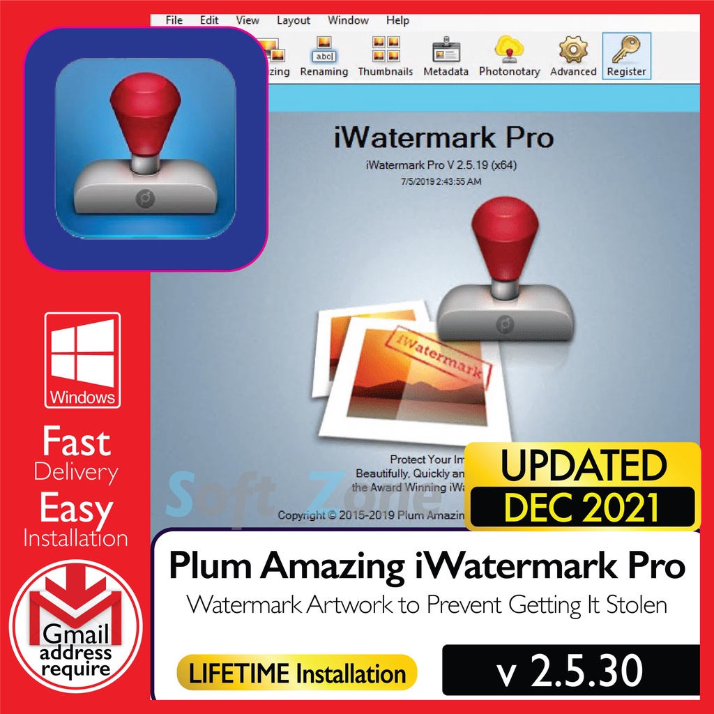 

Plm Amzng Wtrmrk Pr 2.5.30 - Wtrmrk Artwrk t Prvnt Gttng It Stln [WINDOWS x64] - Dgtl Dwnld
