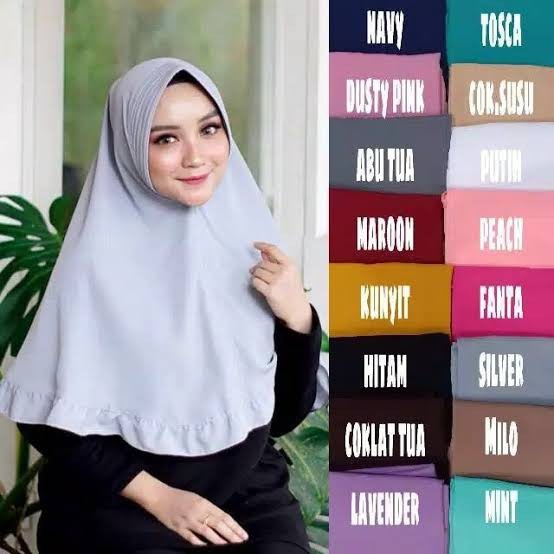 TERBARU 2019 SYAR'I REMAJA Jilbab Syari SYRIA NAJWA Size XXL Original Nizam