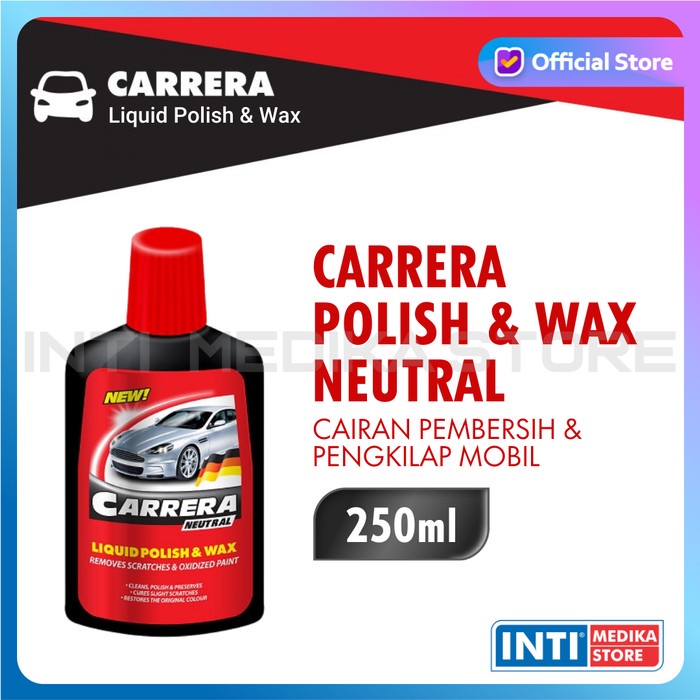 Carrera - Cairan Pembersih Pengkilap Mobil Polish & Wax Neutral 250Ml #98