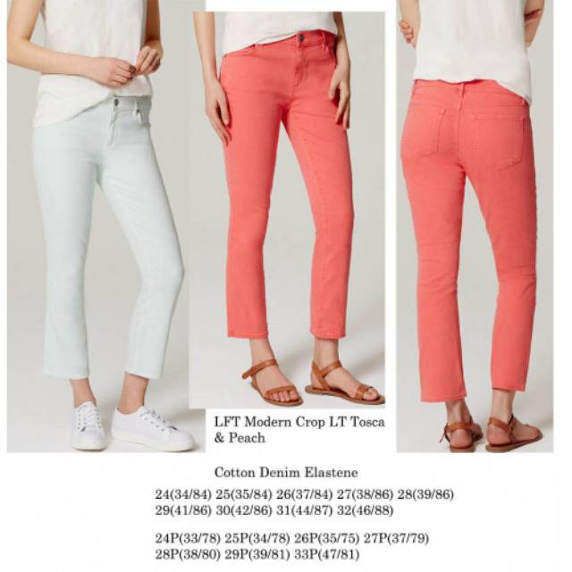 X 1 branded original cropped jeans 2 colours celana jeans 7/8