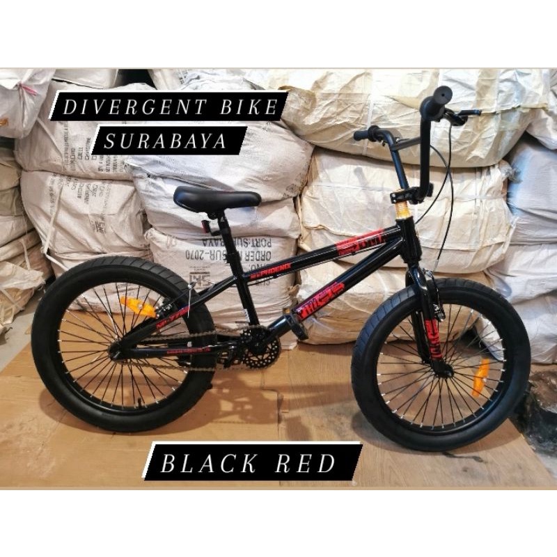 Sepeda BMX Ukuran 20 New Phoenix NP 7722 Ban 3.0 Jumbo Setir Oversize Berkualitas / Sepeda Laki BMX