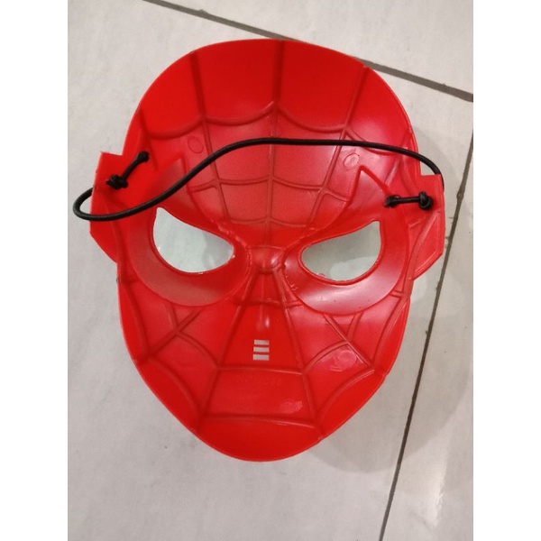 Topeng spiderman anak murah miles Morales no way home hitam topeng sepiderman 2503