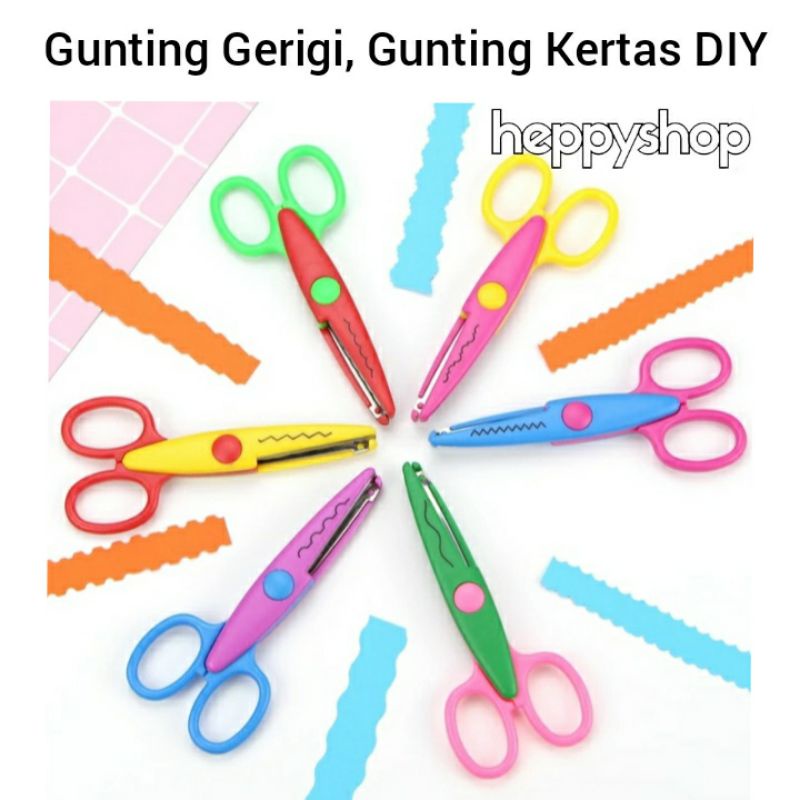 Gunting Gerigi, Gunting Kertas DIY