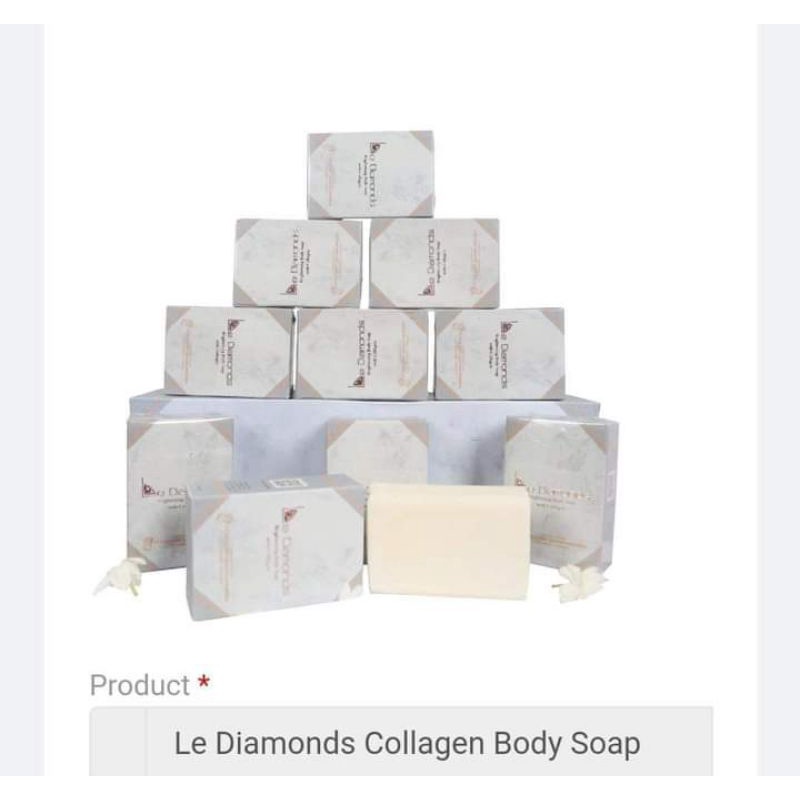 LE DIAMONDS COLLAGEN BODY SOAP