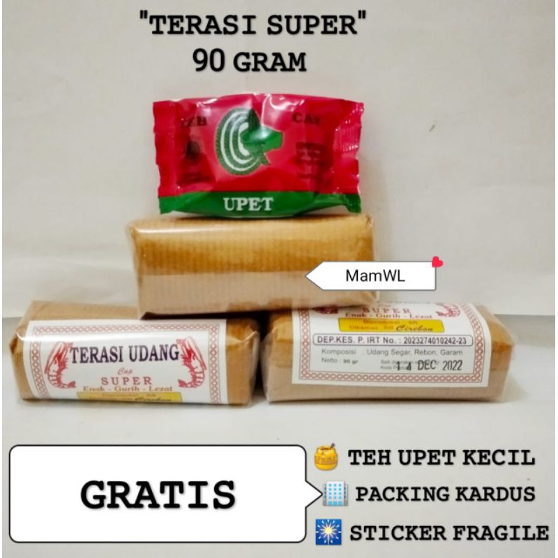 

@90gr terasi super asli cirebon