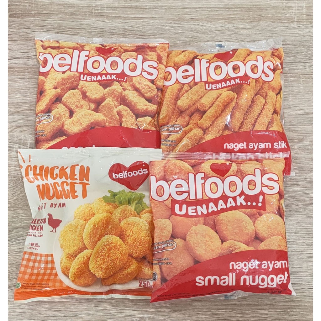 Jual Belfoods Chicken Nugget All Variant (250gr) Indonesia|Shopee Indonesia