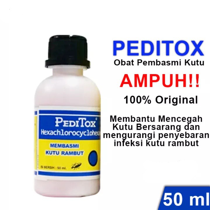 Peditox 50 ml Pembasmi Kutu Rambut Ampuh